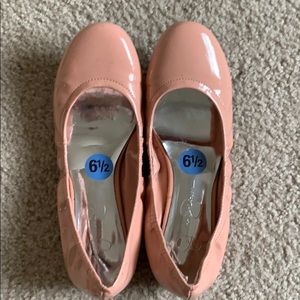 Jessica Simpson Pink Leather Flats